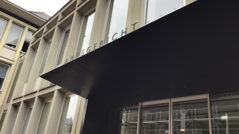 Besuch des Amtsgerichts mit der G8