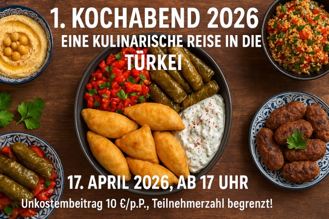 Einladung zum 1. Kochabend